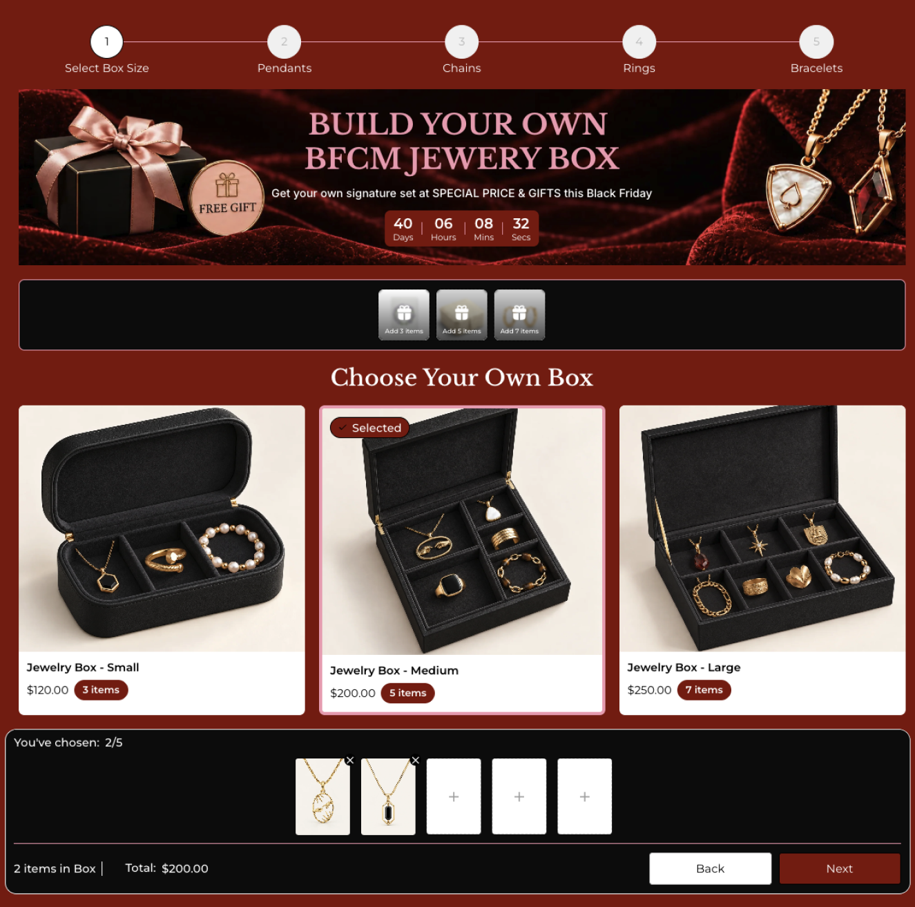 Jewelry template after