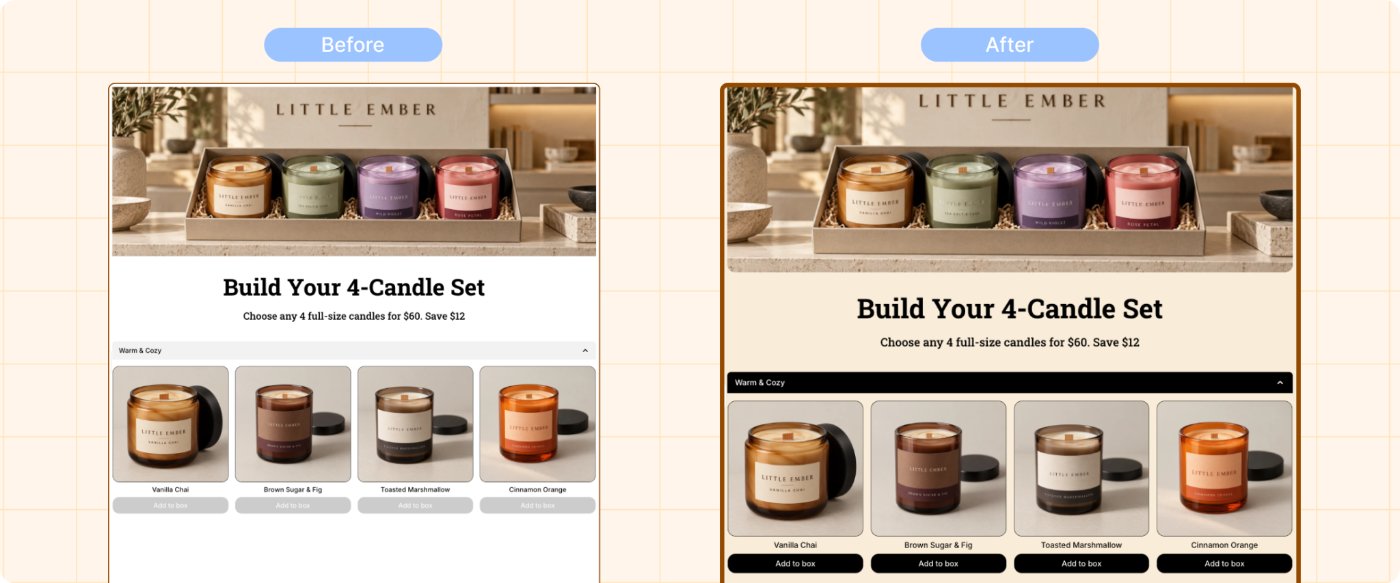 Uploading a cover image and applying the store theme
