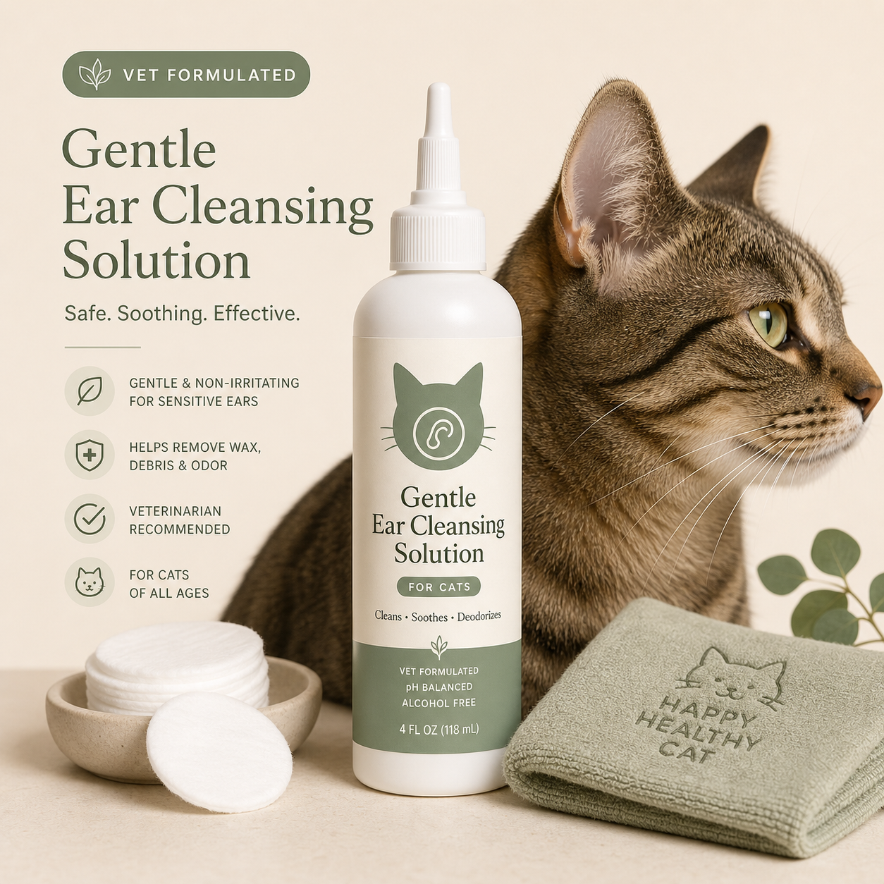 Gentle Ear Cleansing Solution