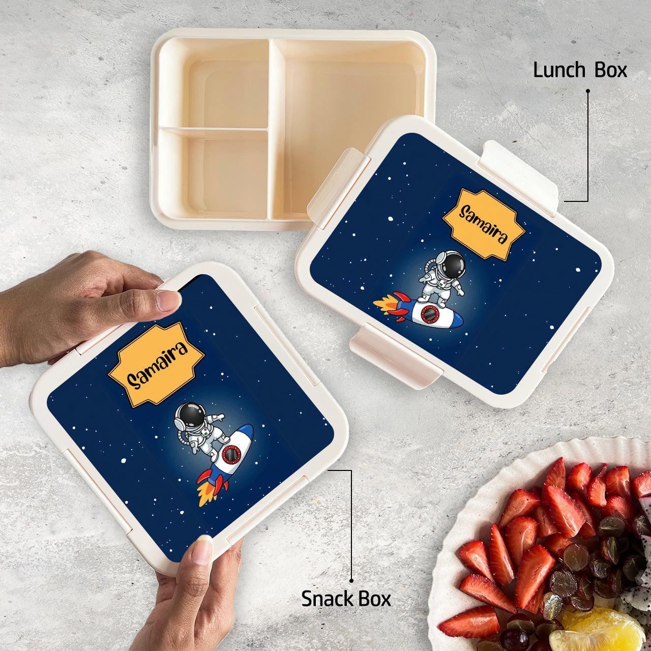 Custom Snack Box & Lunch Box for kids - Space Design