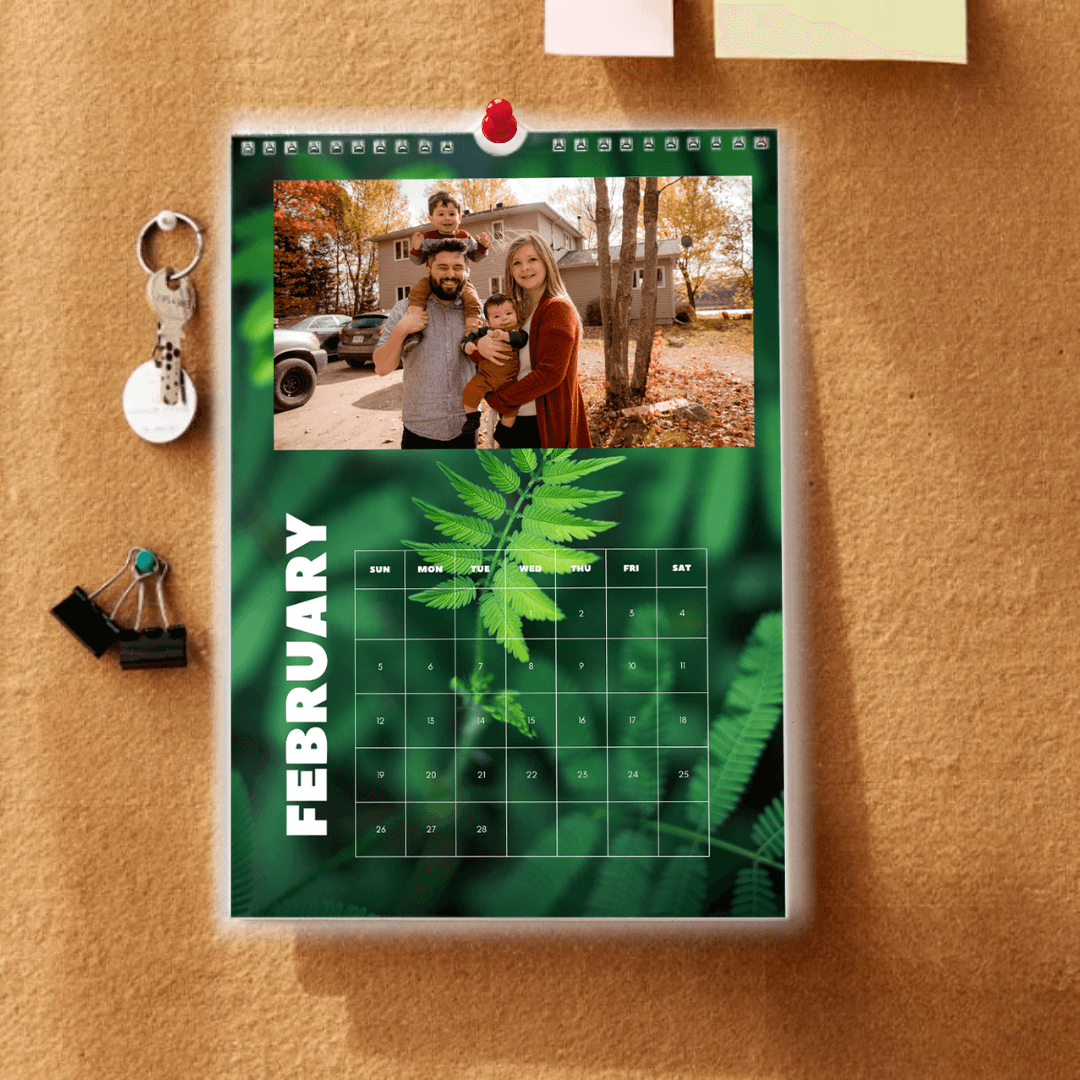 Personalised Photo Calendar Chatterbox Labels