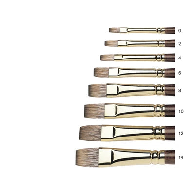 Winsor Newton Monarch Brushes - Flat