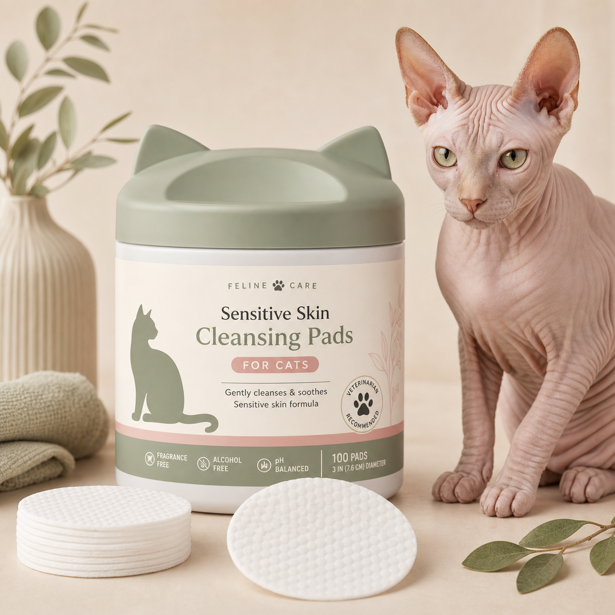 Sensitive Skin Cleansing Pads