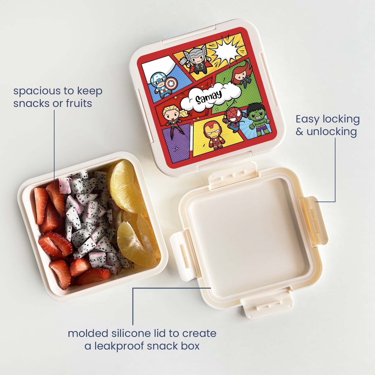 Return Gift - Custom Lunch Box and Snack Box