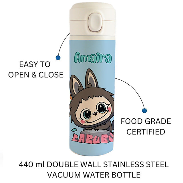 Personalised Stainless Steel Water Bottle - Labubu Design