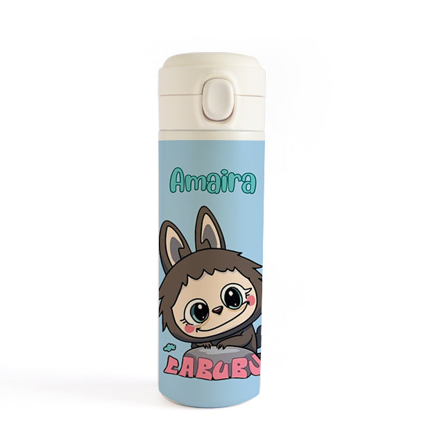 Personalised Stainless Steel Water Bottle - Labubu Design