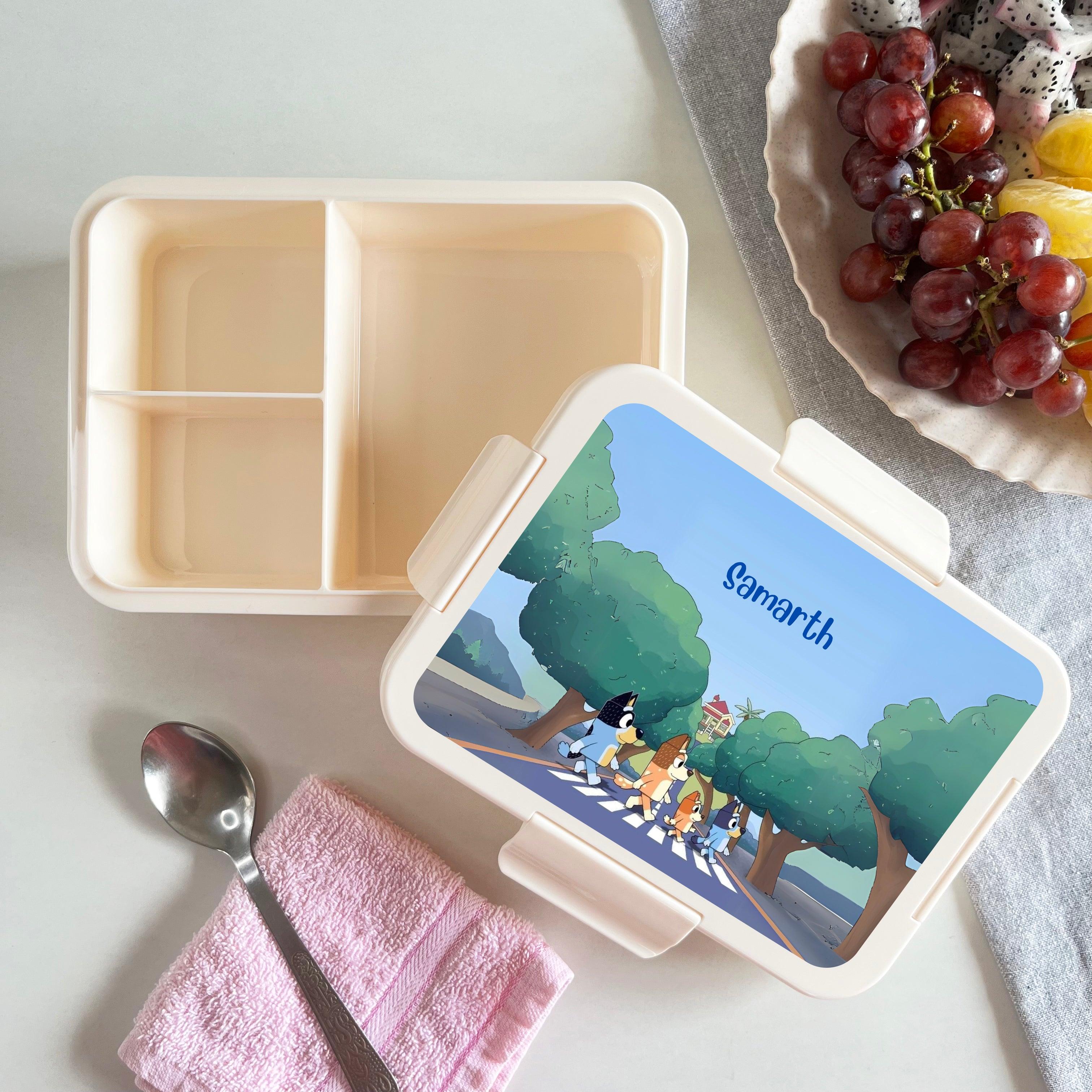 Custom Snack Box & Lunch Box for kids - Bluey Design