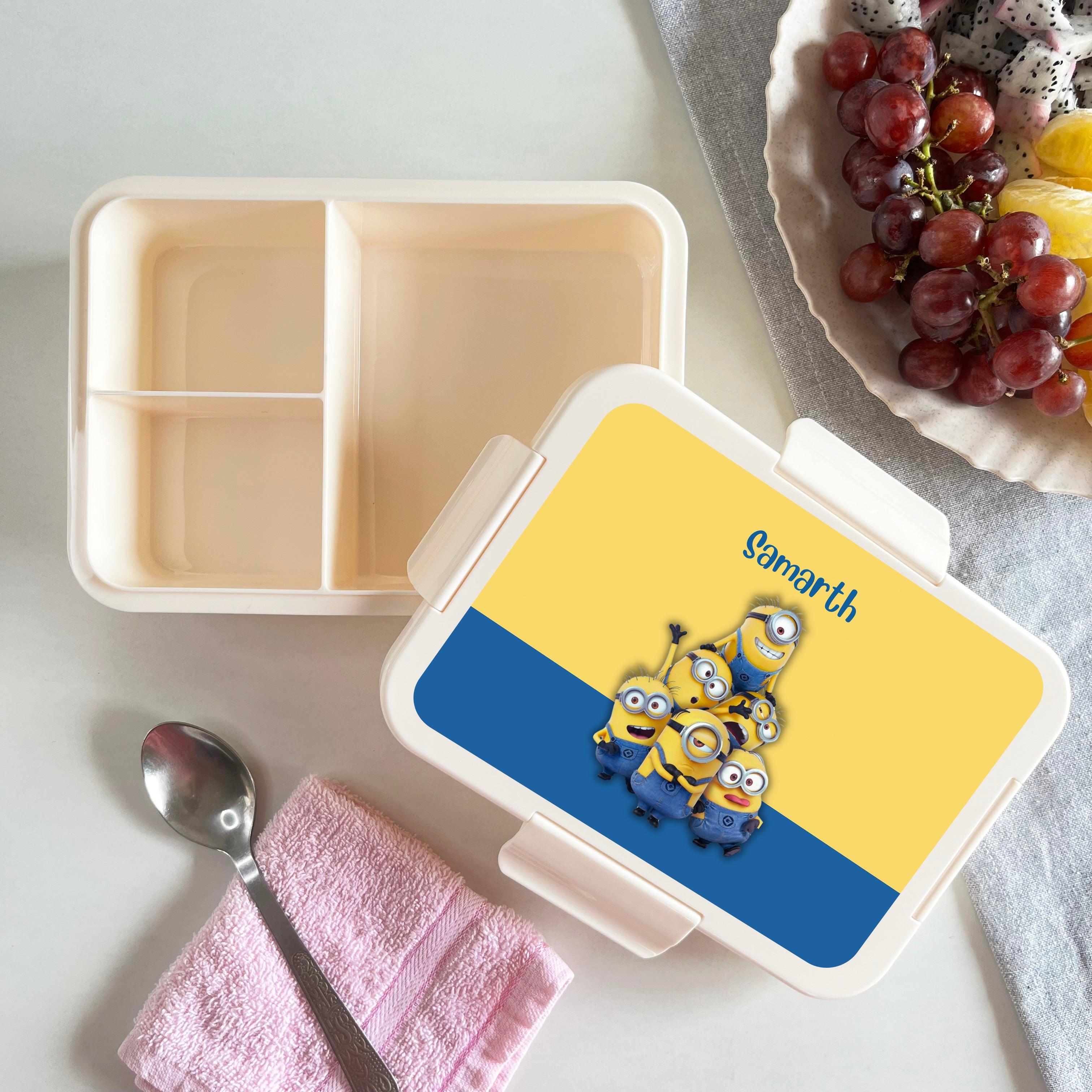 Custom Snack Box & Lunch Box for kids - Minion Design