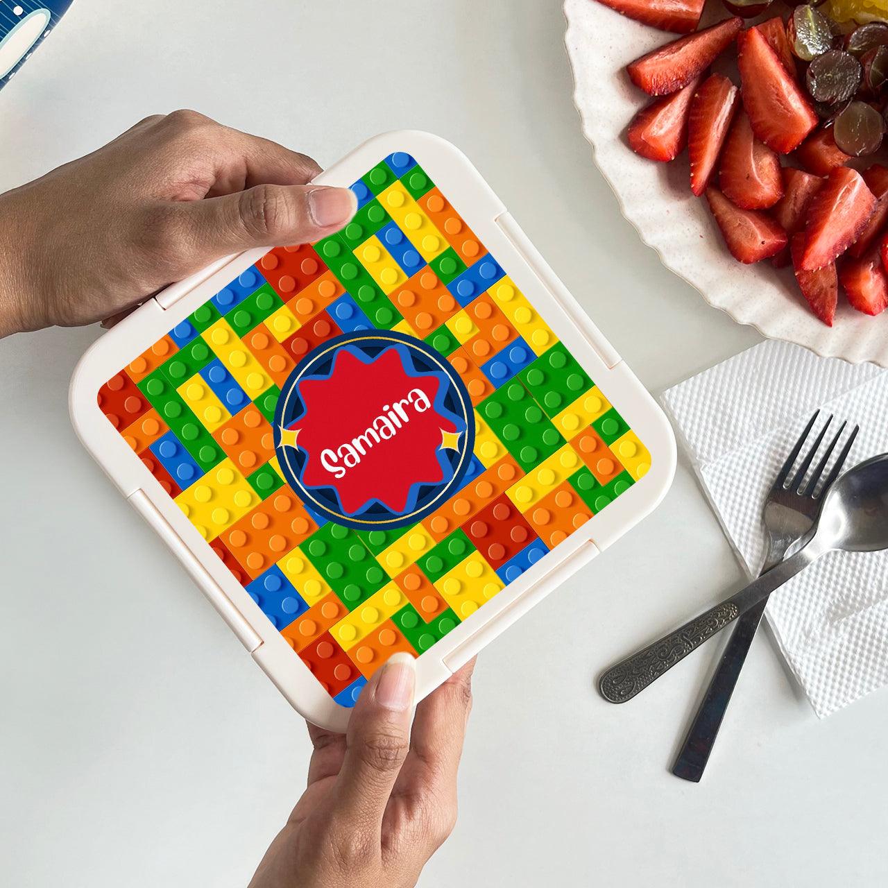 Custom Snack Box & Lunch Box for kids - Lego Design