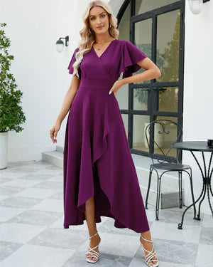Bridesmaid Dress - Purple / Large