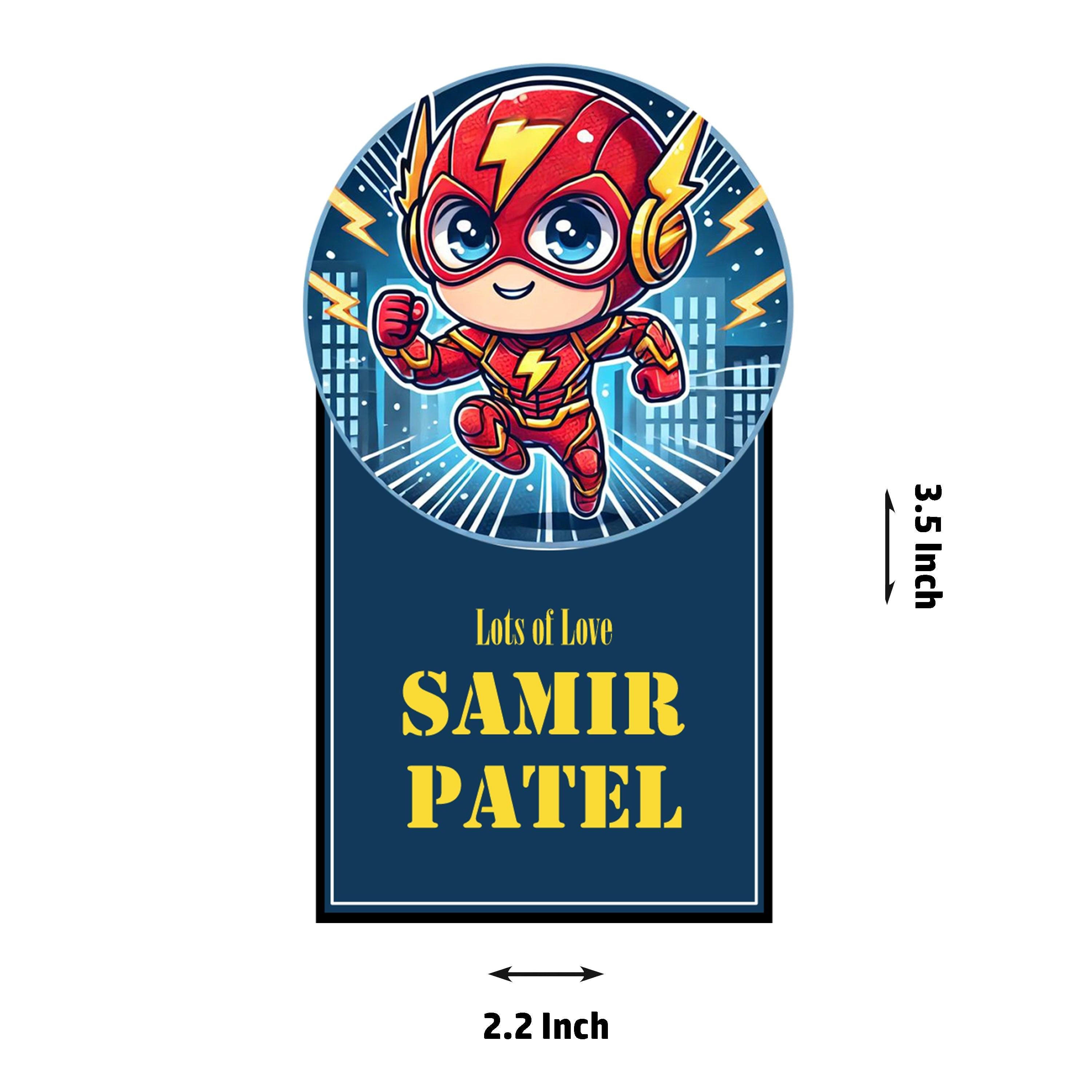 Die-Cut Gift Tags/Gift Labels - Ironman Design
