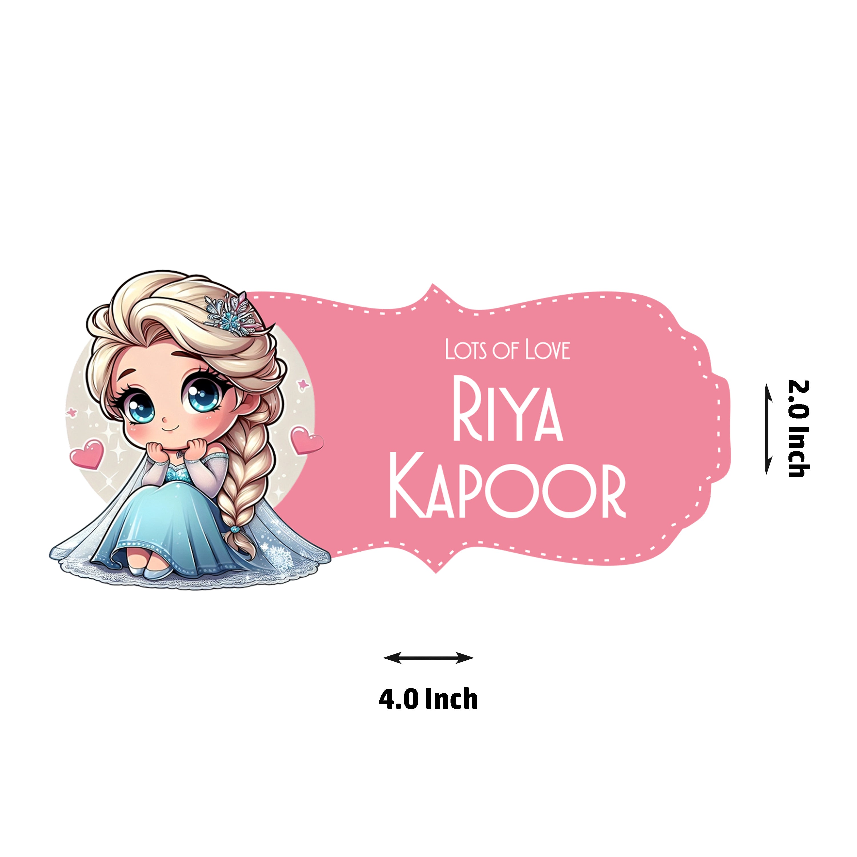 Die-Cut Gift Tags/Gift Labels - Frozen Design