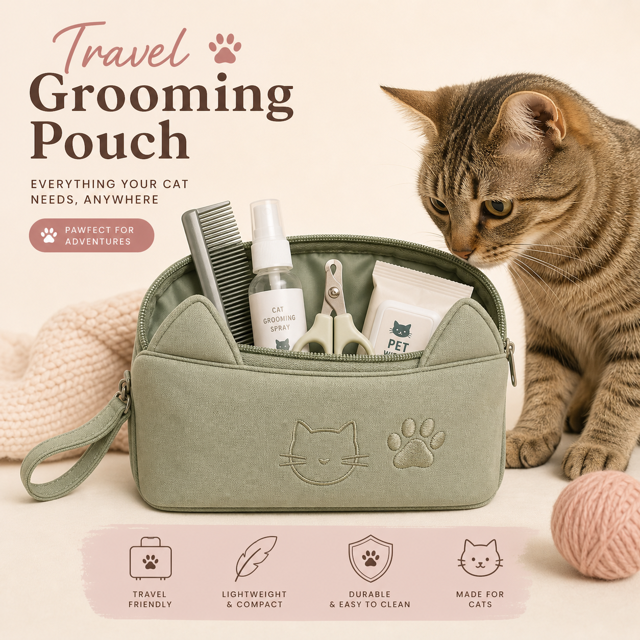 Travel Grooming Pouch
