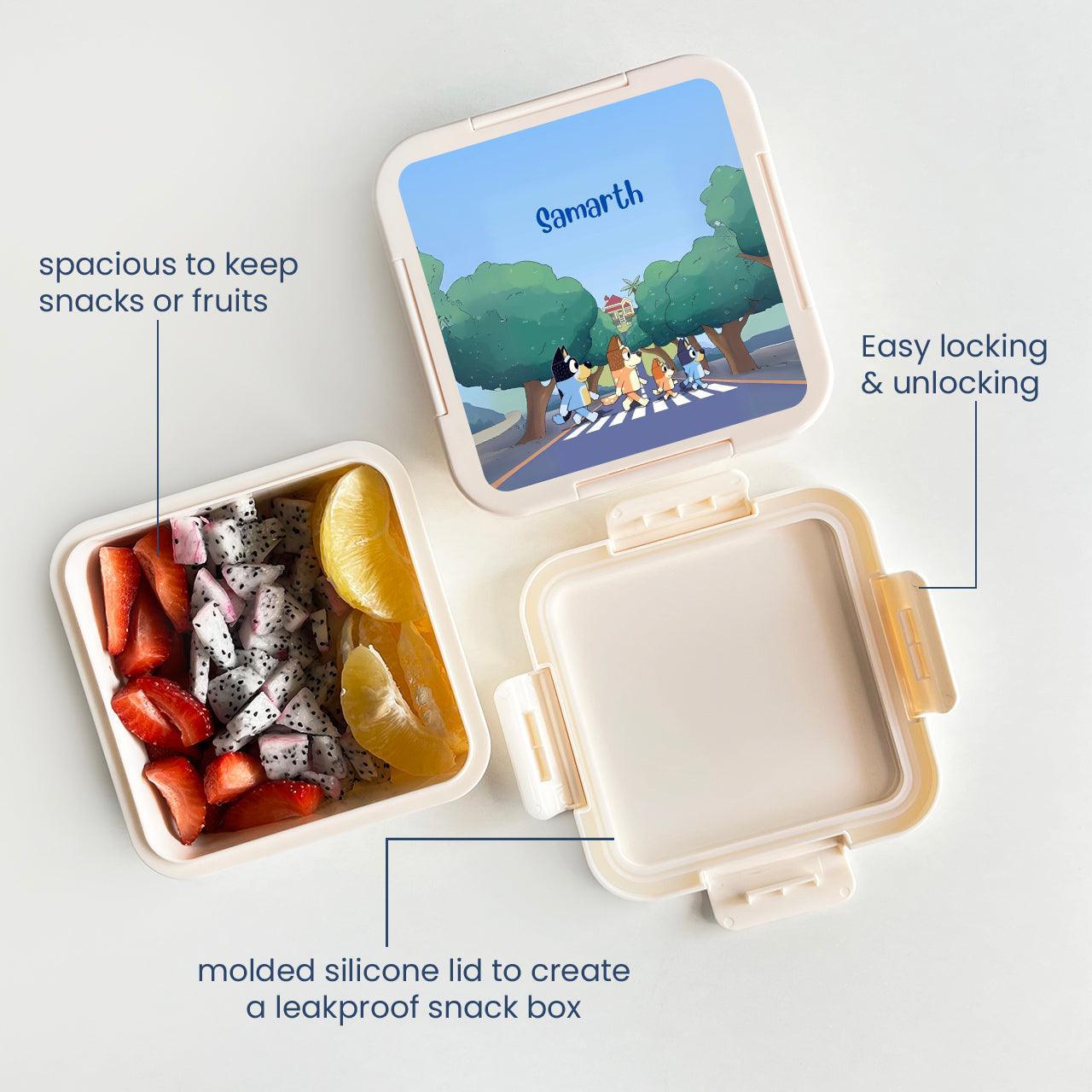 Custom Snack Box & Lunch Box for kids - Bluey Design