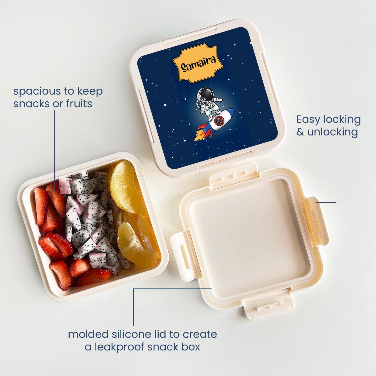 Custom Snack Box & Lunch Box for kids - Space Design
