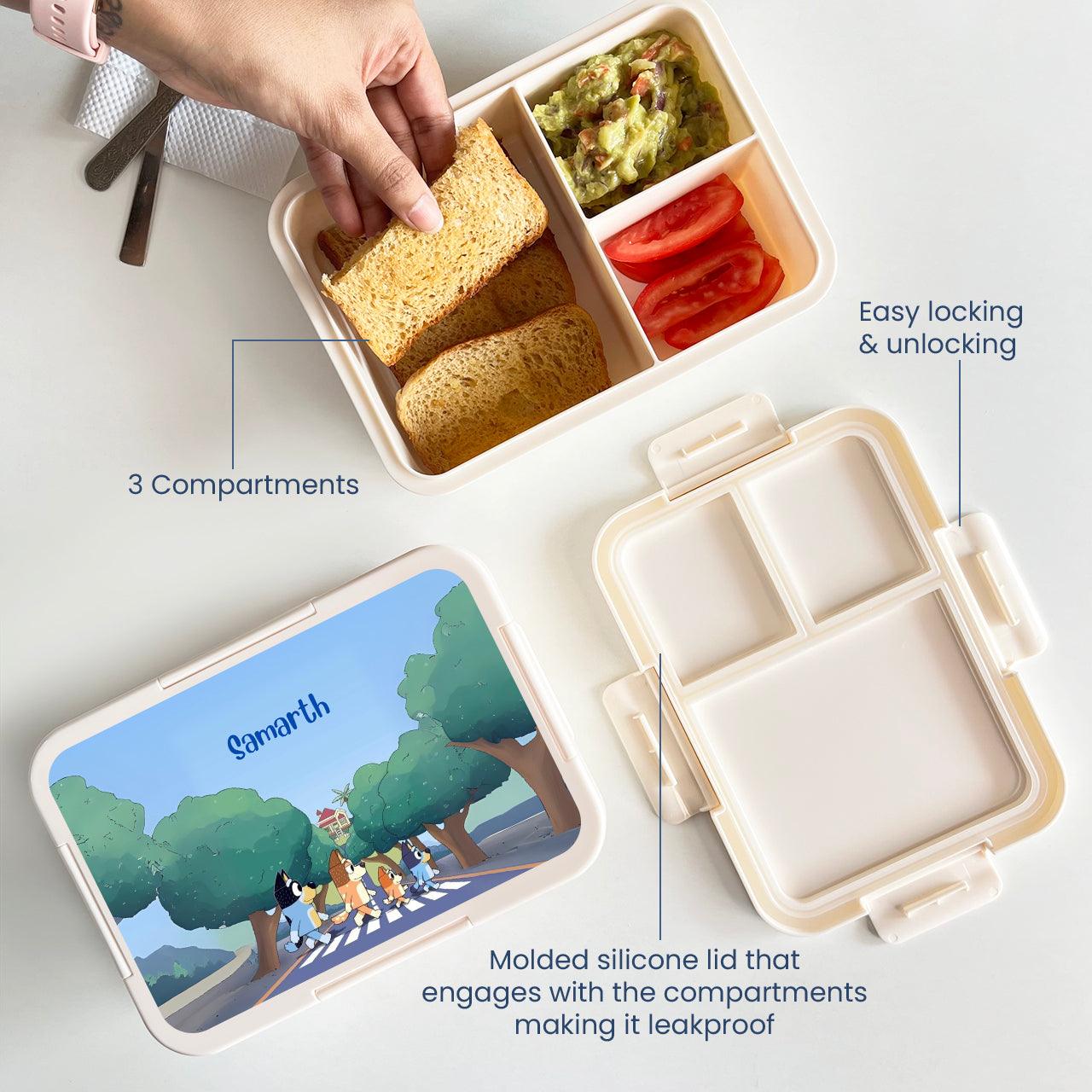 Custom Snack Box & Lunch Box for kids - Bluey Design