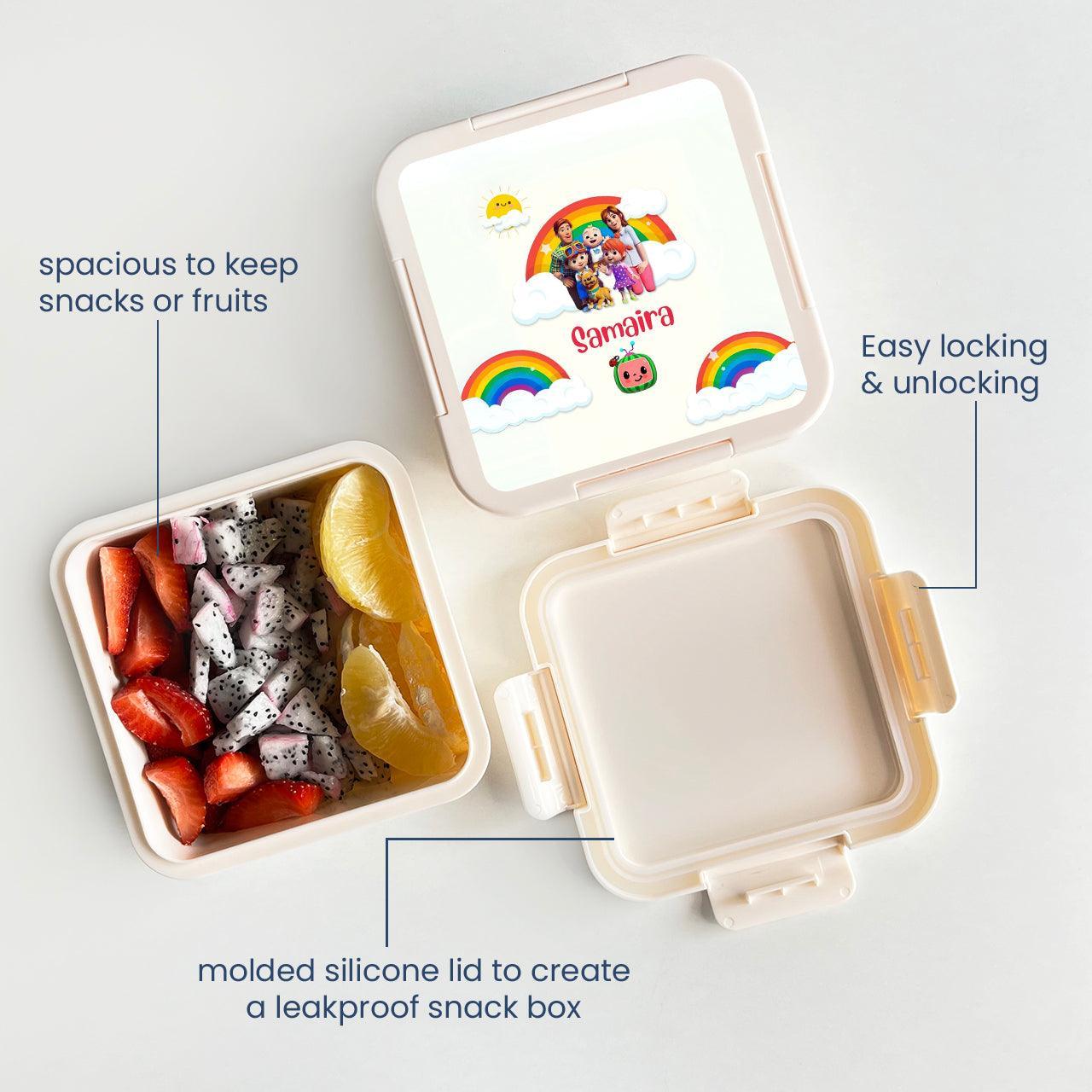 Custom Snack Box & Lunch Box for kids - Cocomelon Design