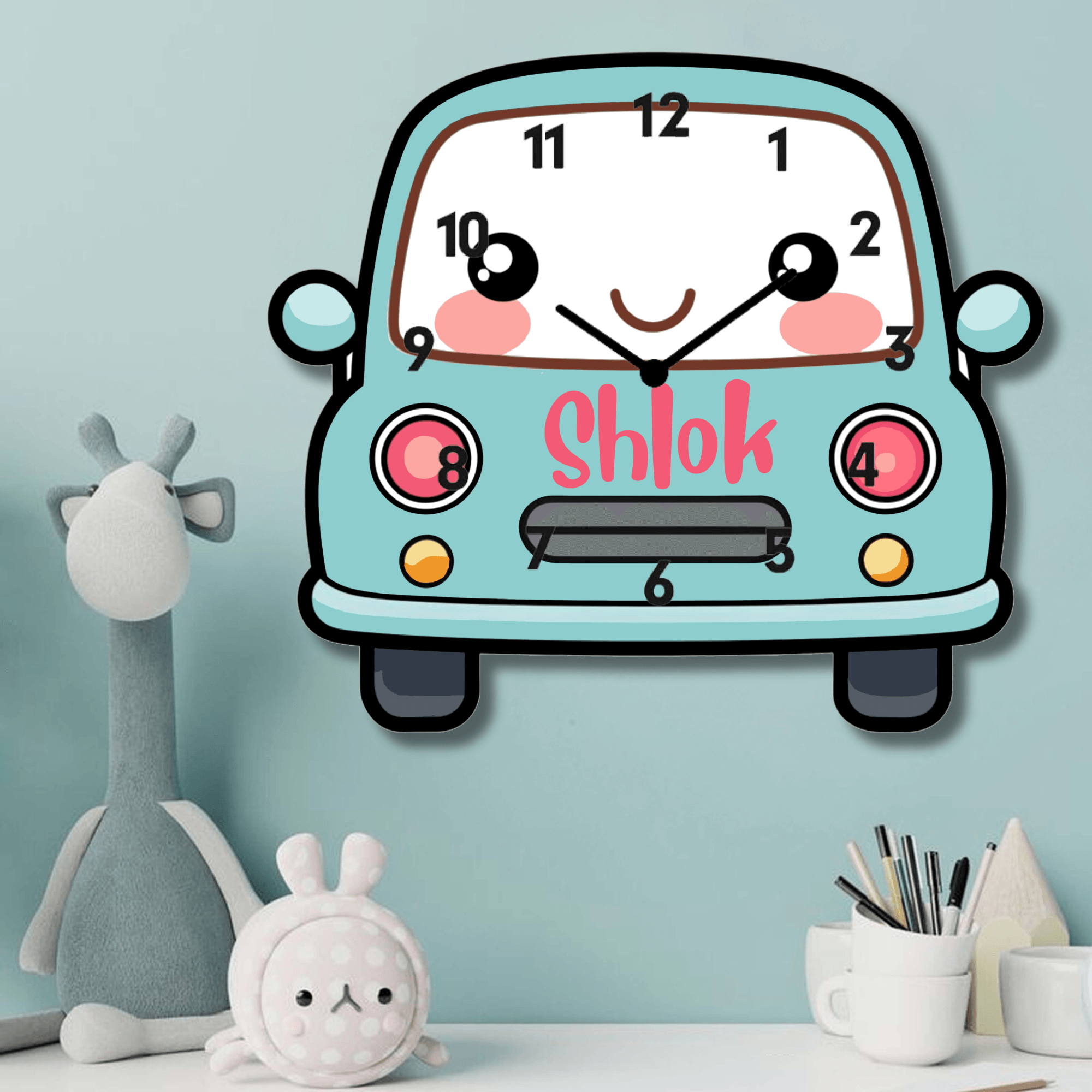 Personalised Acrylic Wall Clock - Speedy Seconds