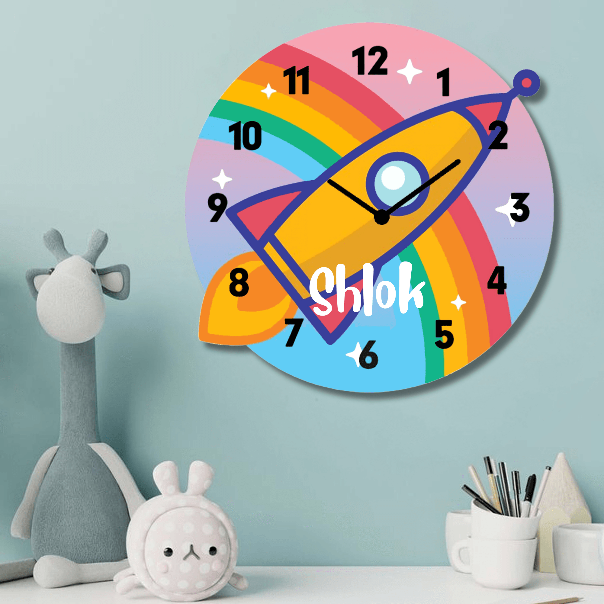 Personalised Acrylic Wall Clock - Astrotime
