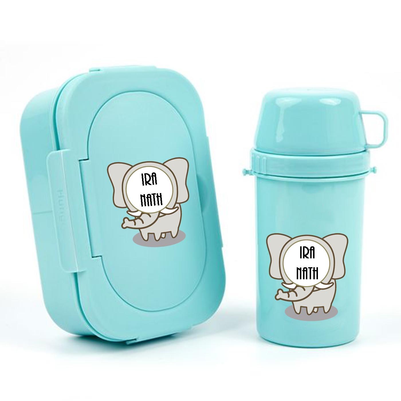 Personalised Waterproof Small Label- Baby Elephant Theme Chatterbox Labels