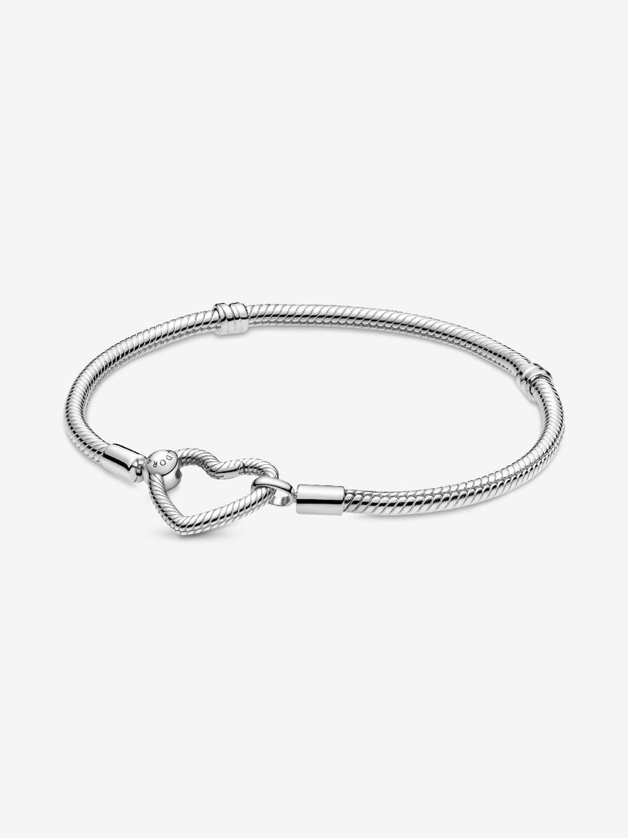 Heart Closure Snake Chain Bracelet