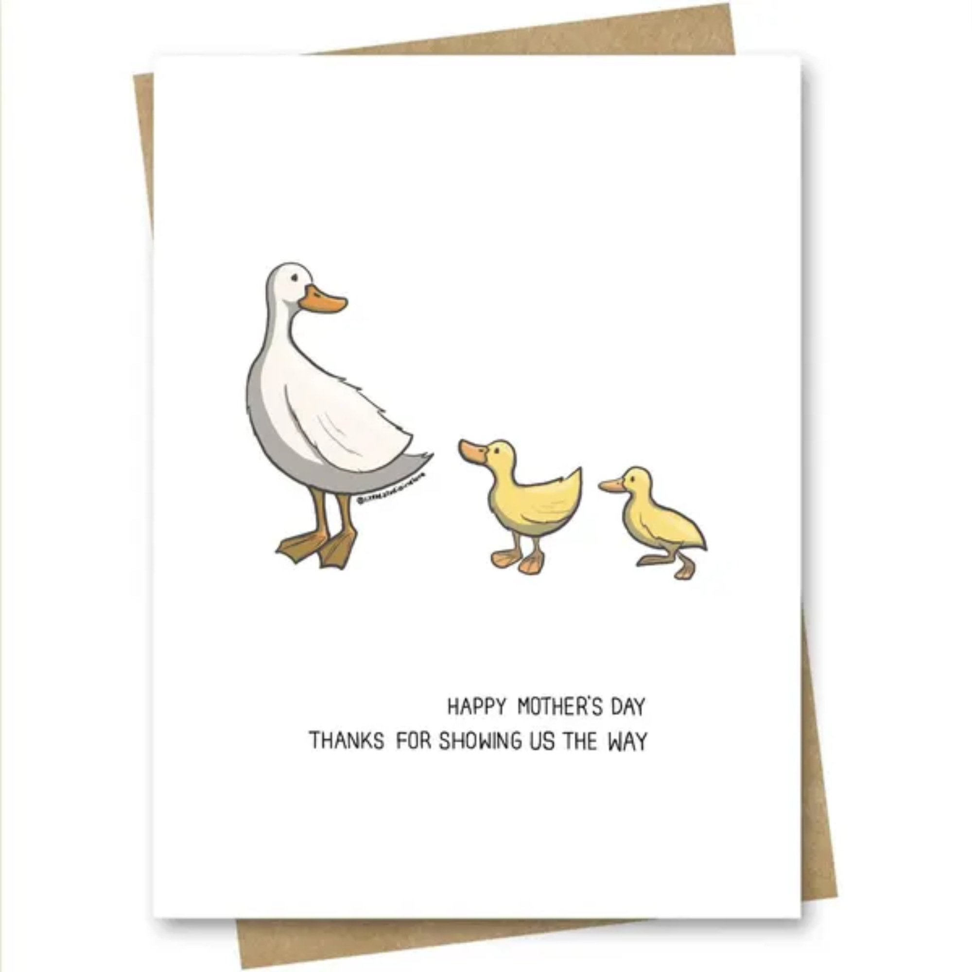 Cute Duck Mom Card