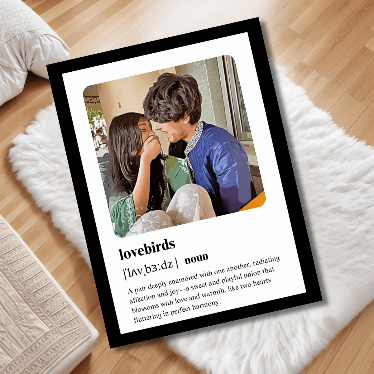 Personalized Photo Canvas Chatterbox Labels