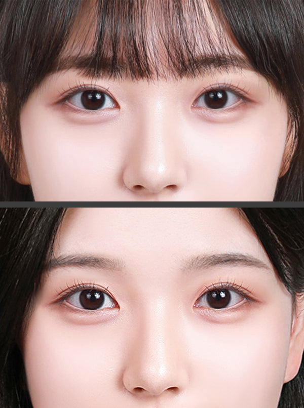 앞머리 제거&눈썹 합성