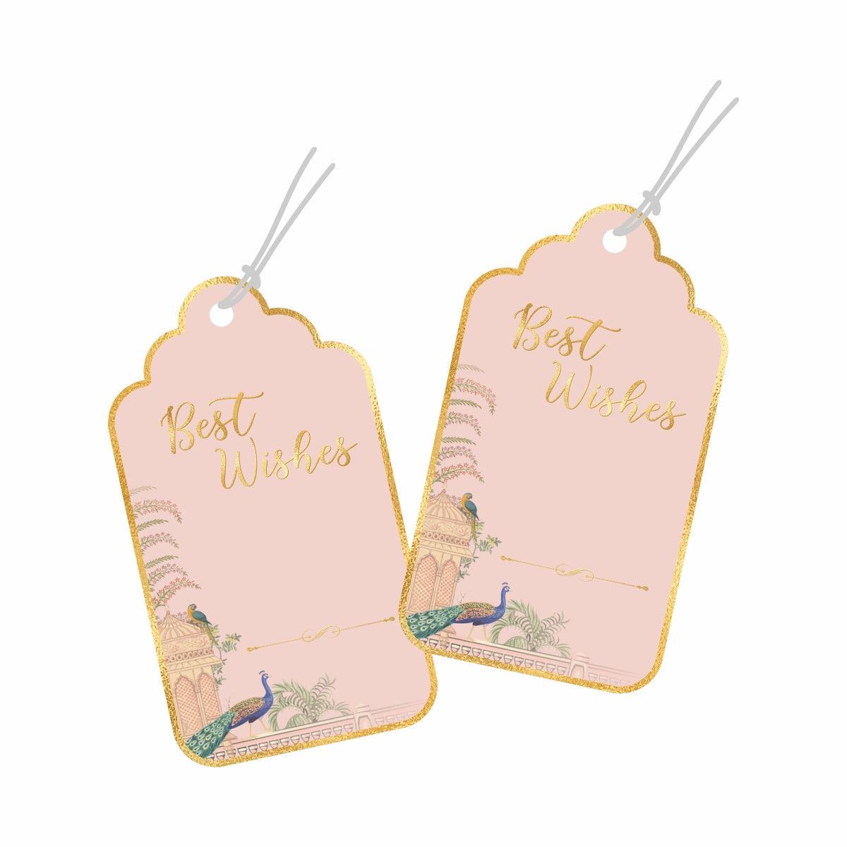 Luxe Money Envelopes -Peacock Garden Pink- Set of 20 Chatterbox Labels