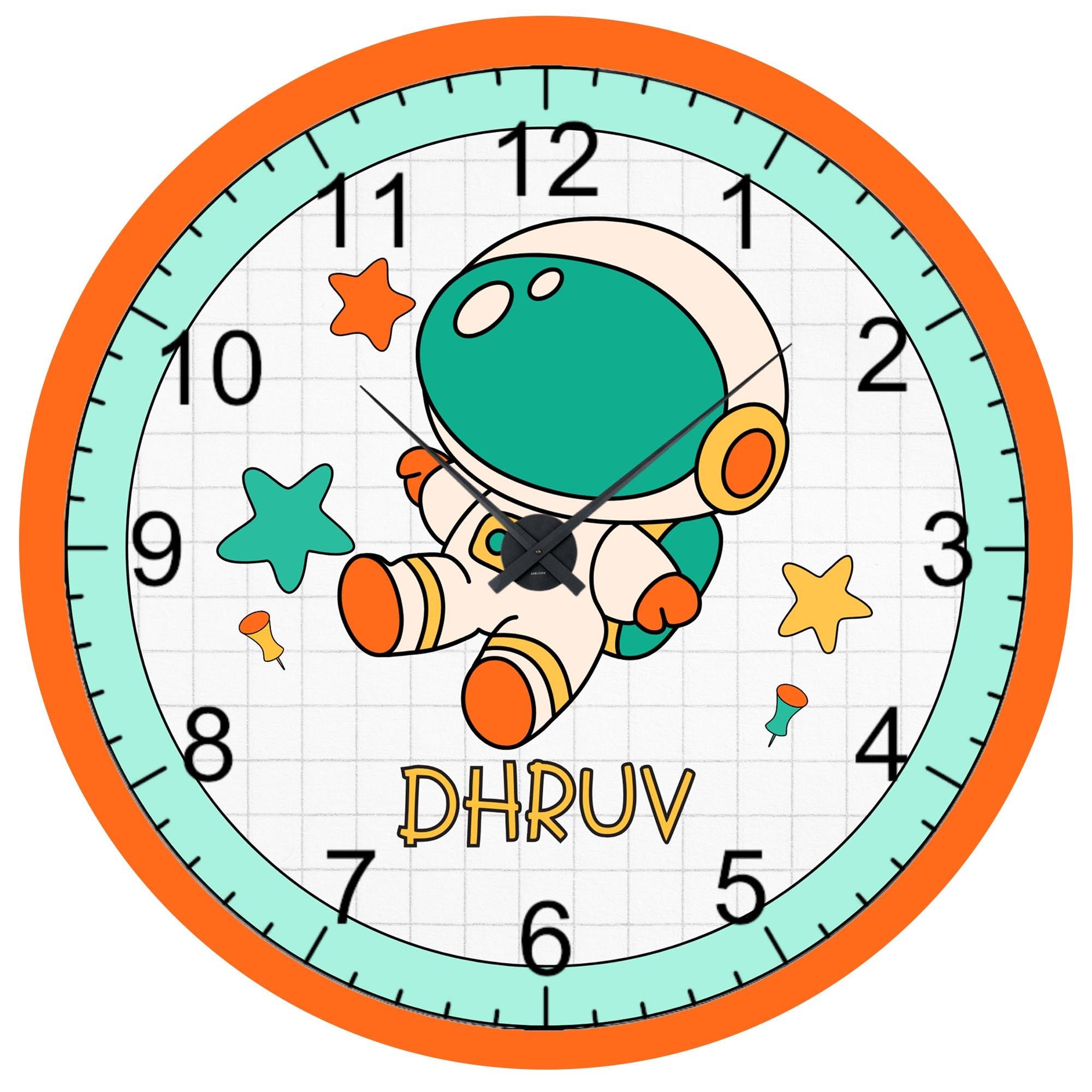 Personalised Acrylic Wall Clock - Explorer Time