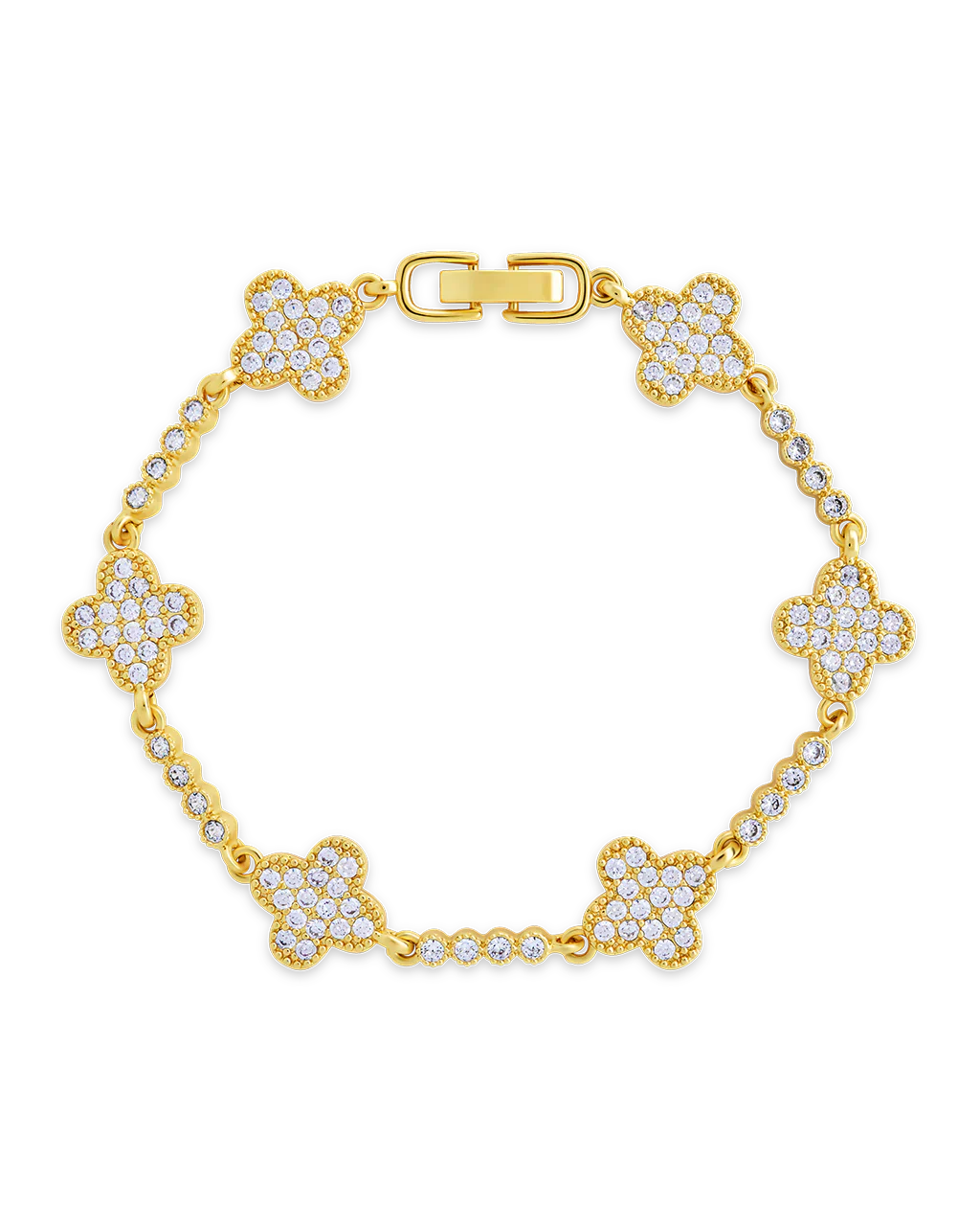 Laurel CZ Link Bracelet