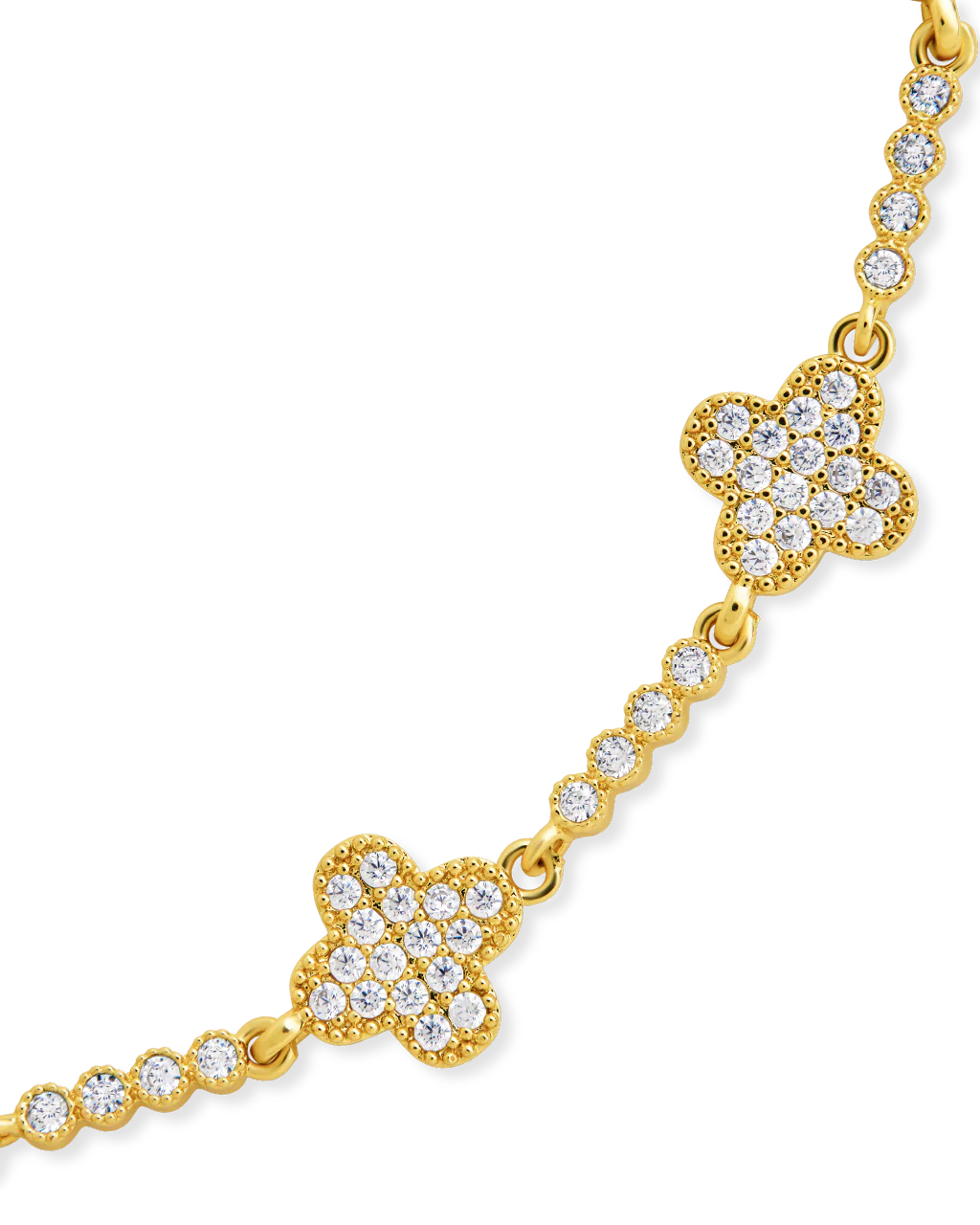 Laurel CZ Link Bracelet