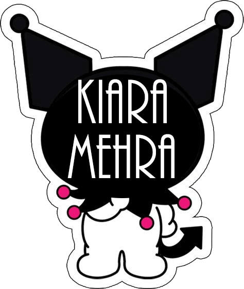 Personalised Custom Shape Stickers- Kuromi Shape Chatterbox Labels