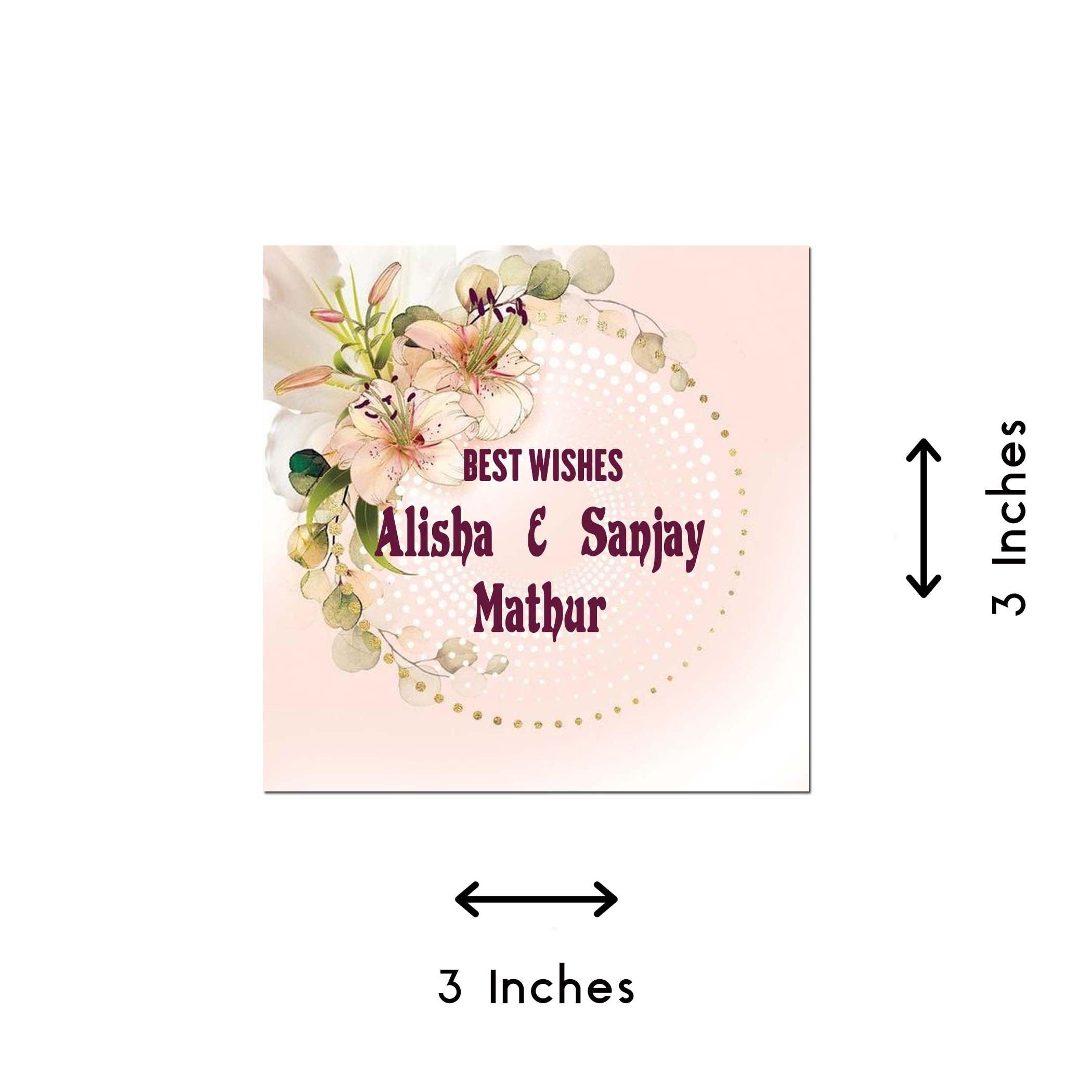 Gift tags Hibiscus Glow - Set of 10 Chatterbox Labels