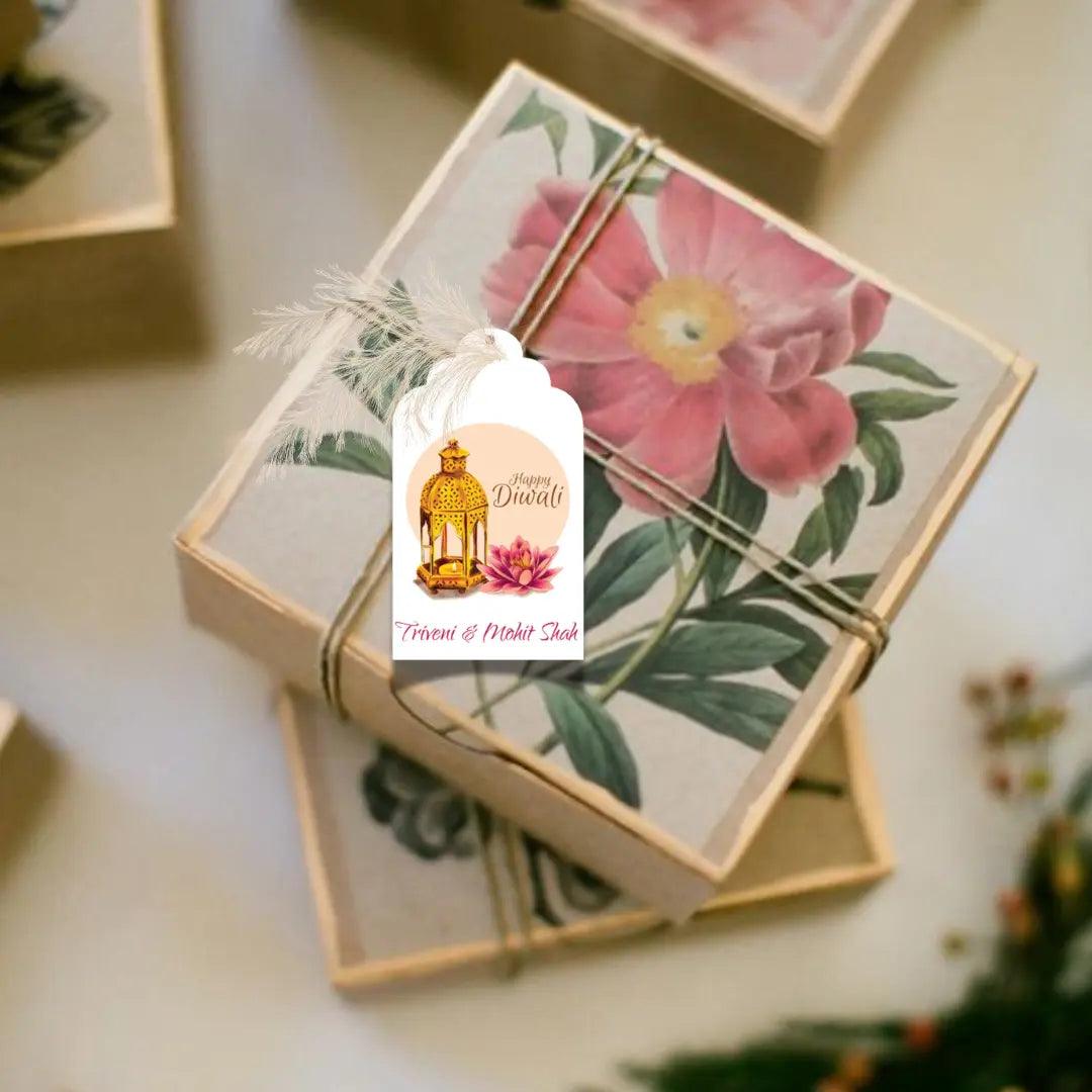 Assorted Happy Diwali Gift Tags - Premium - Set of 16 pieces Chatterbox Labels