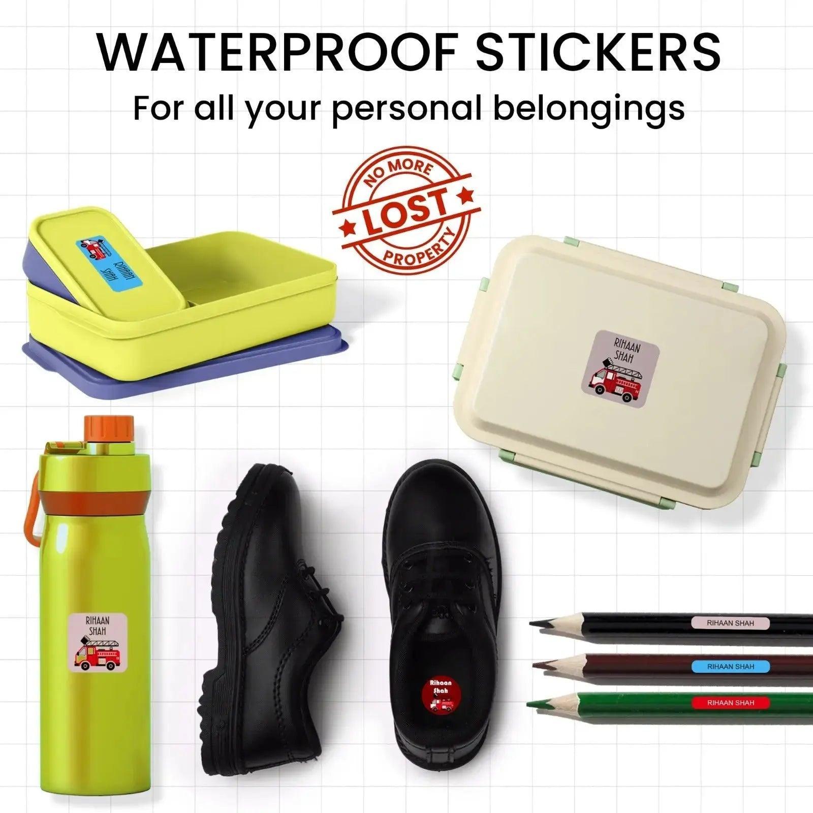 Assorted Shapes Waterproof Labels - Flamingo Theme Chatterbox Labels