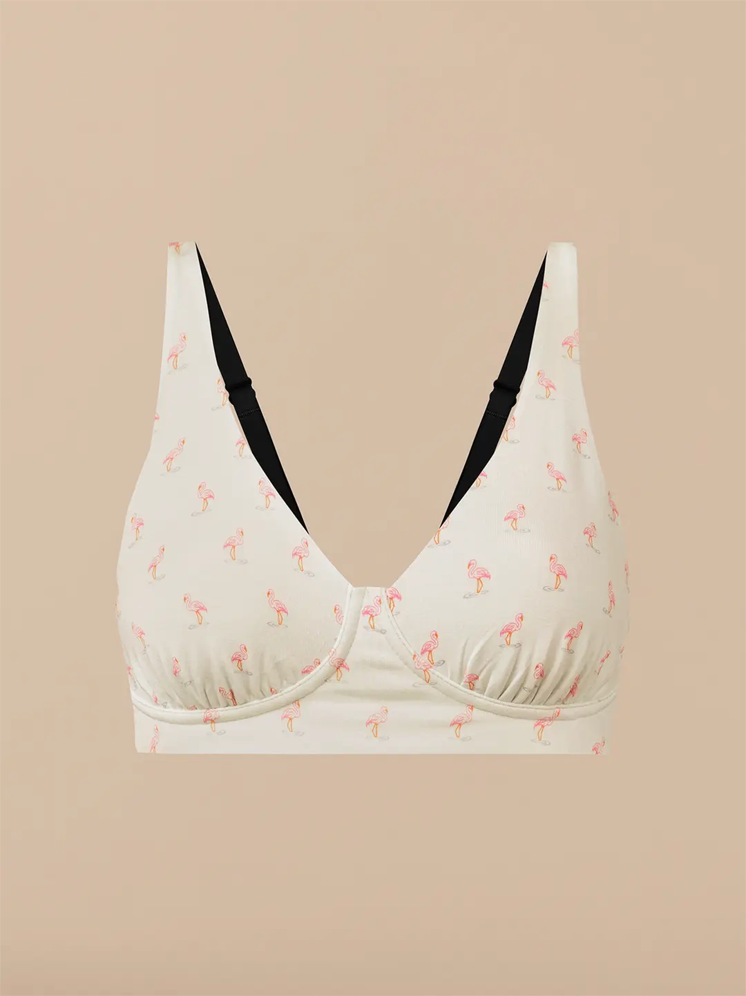 Blue Flamingos Bralette