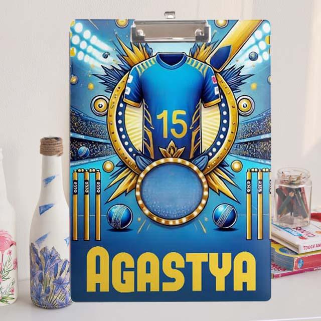 Custom Exam board - Cricket Mania - Blue Storm