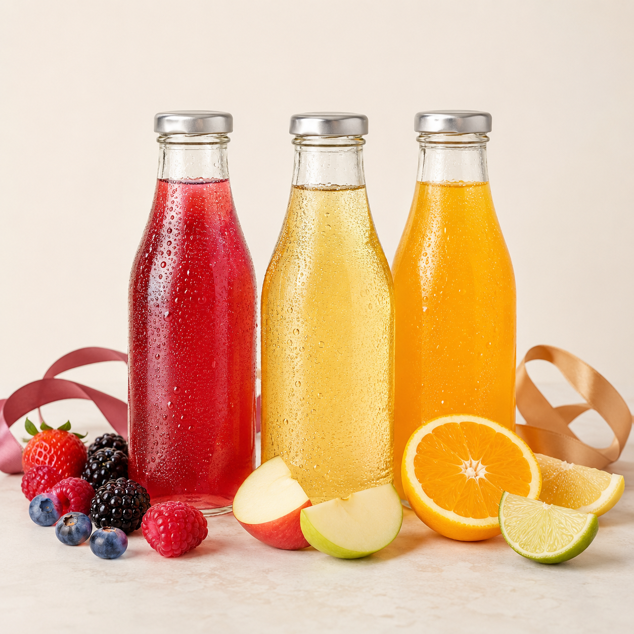 Sparkling Fruit Drinks