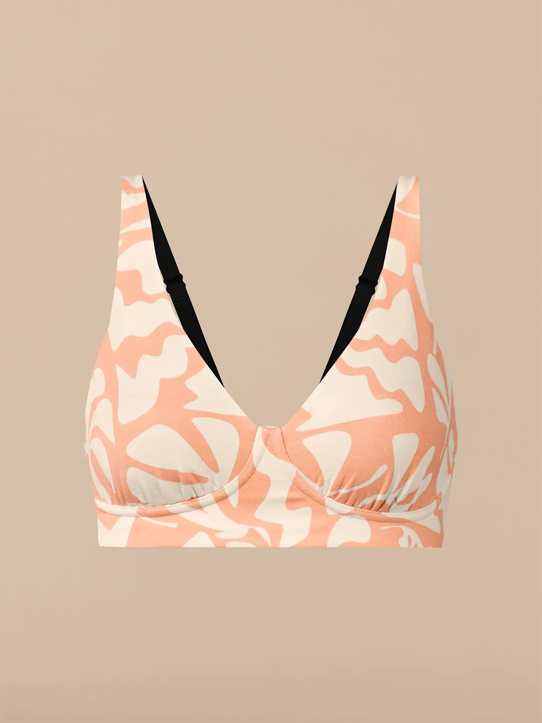 Coral Heatwave Bralette