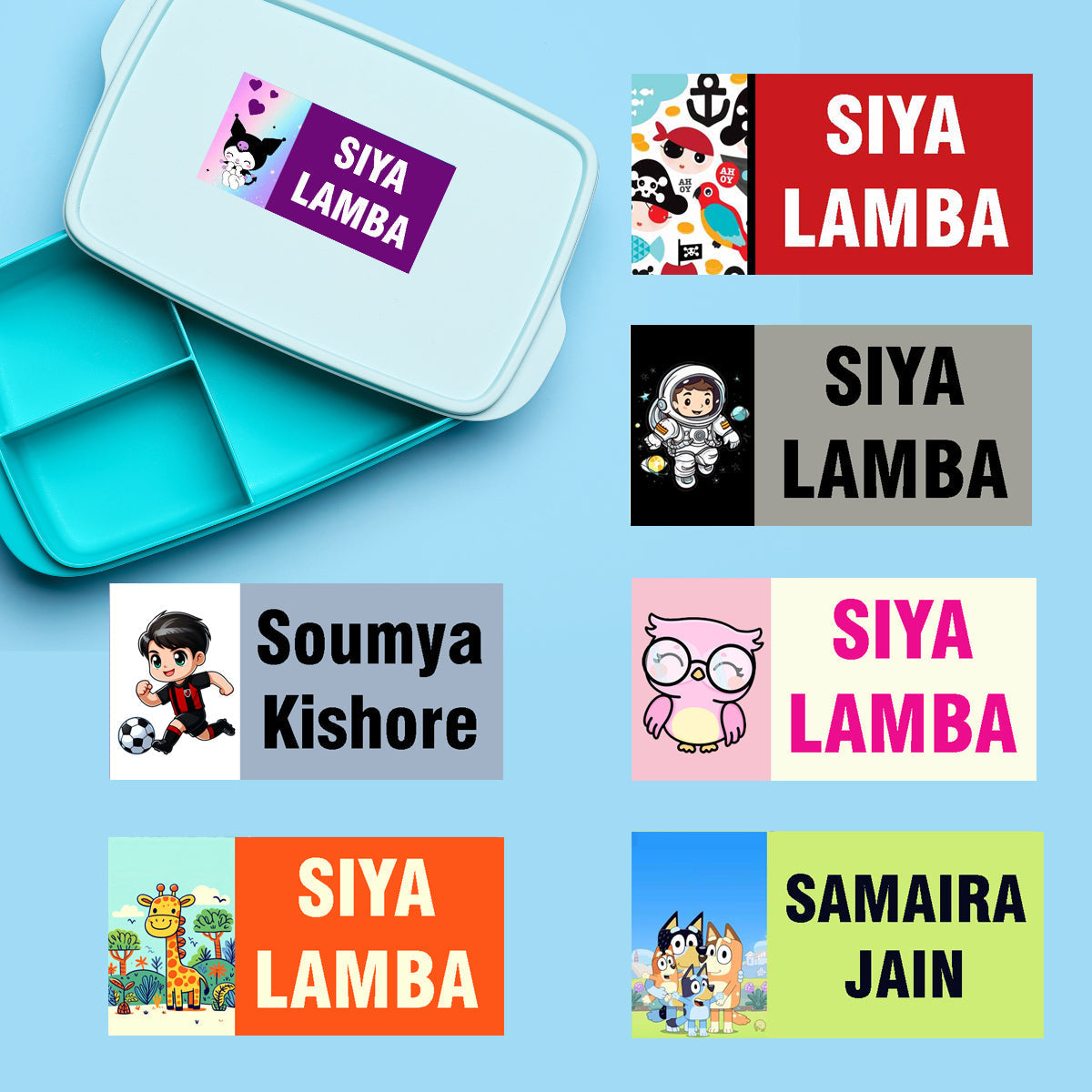 Waterproof Design Labels - Set of 50