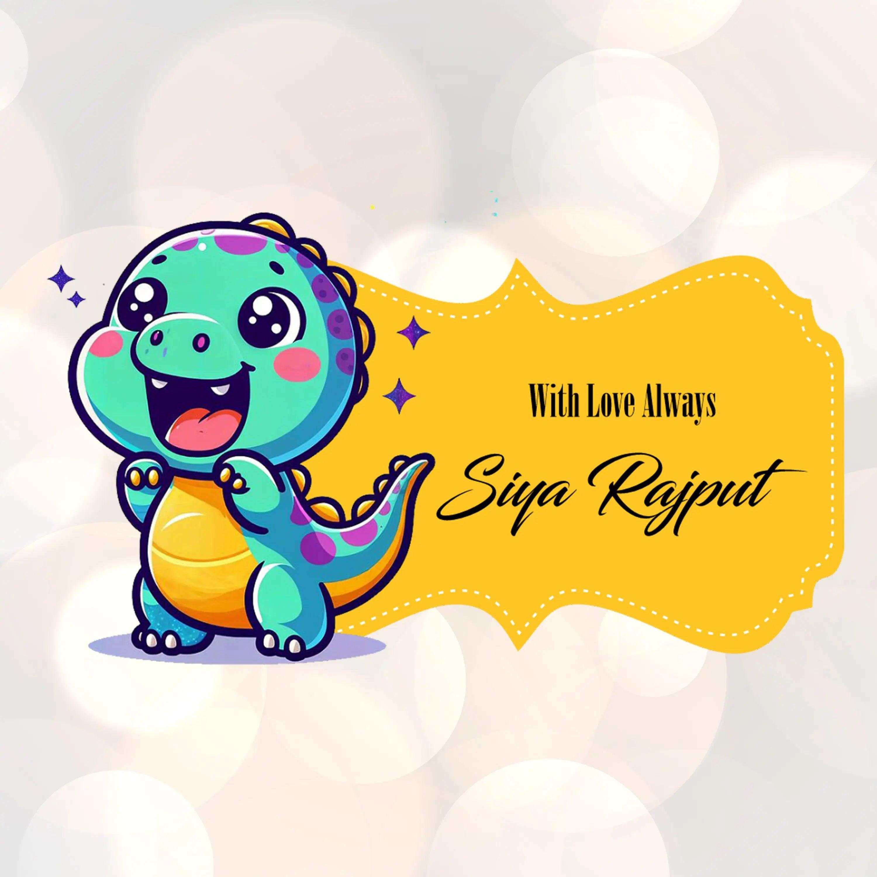 Die-Cut Gift Tags/Gift Labels - Dino Design
