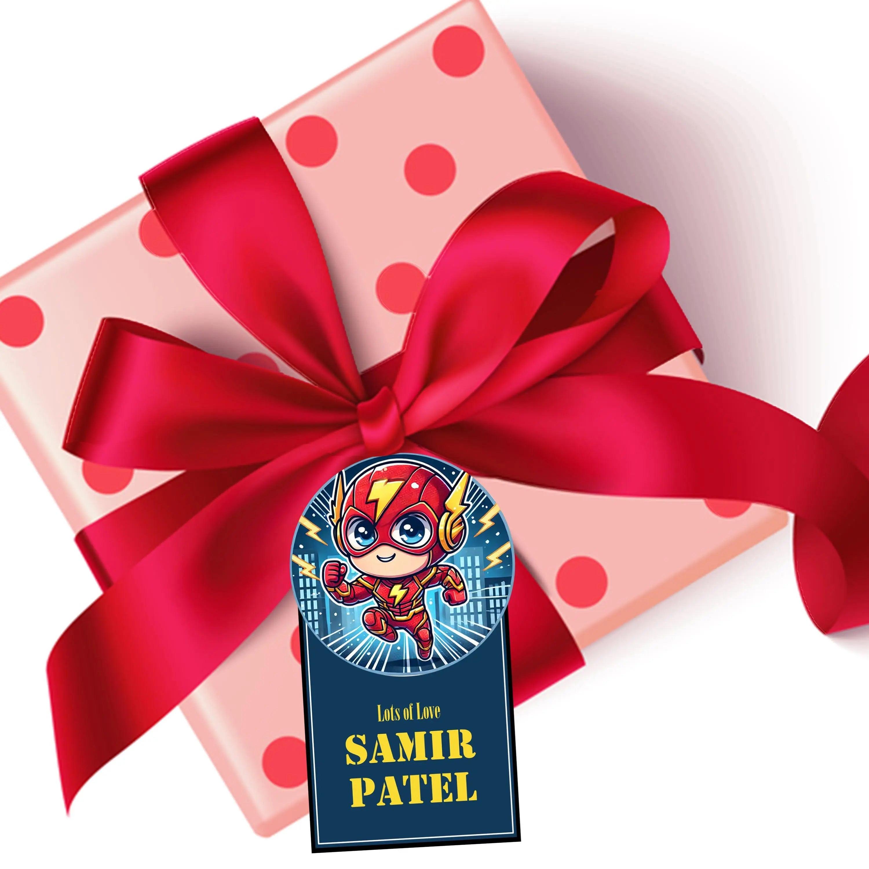 Die-Cut Gift Tags/Gift Labels - Superman Design (Copy) Chatterbox Labels