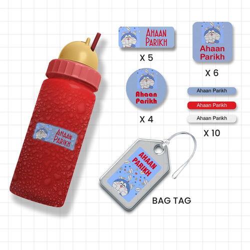 Assorted Shapes Waterproof Labels - Doraemon Theme Chatterbox Labels