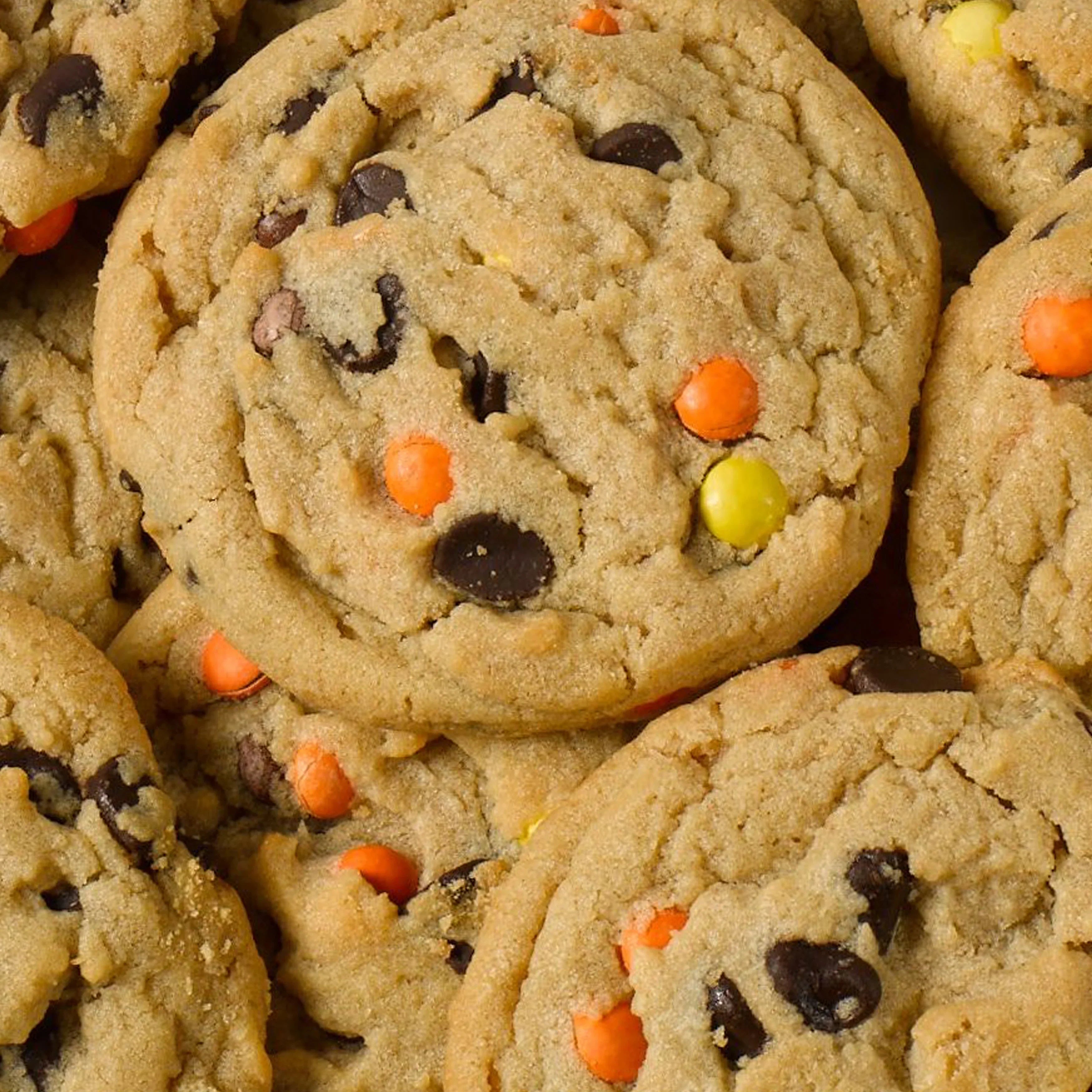 Double Trouble PB Choco Chip Cookies