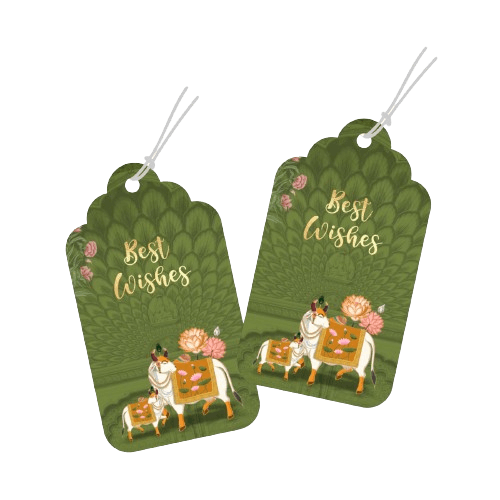 Luxe Money Envelopes -Pichwai Design- Set of 20 Chatterbox Labels