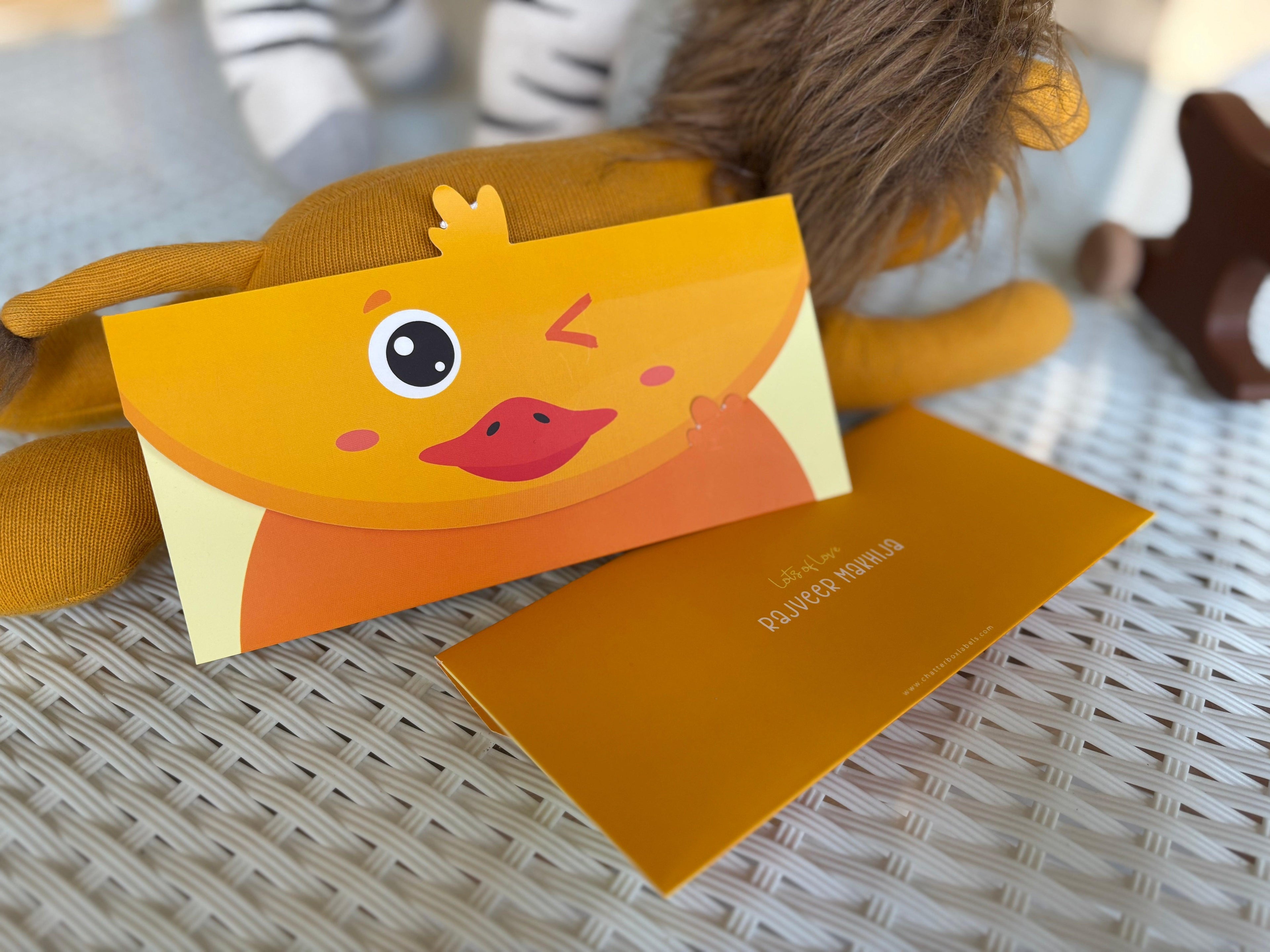 Personalised Money Envelopes - Little Safari Collection
