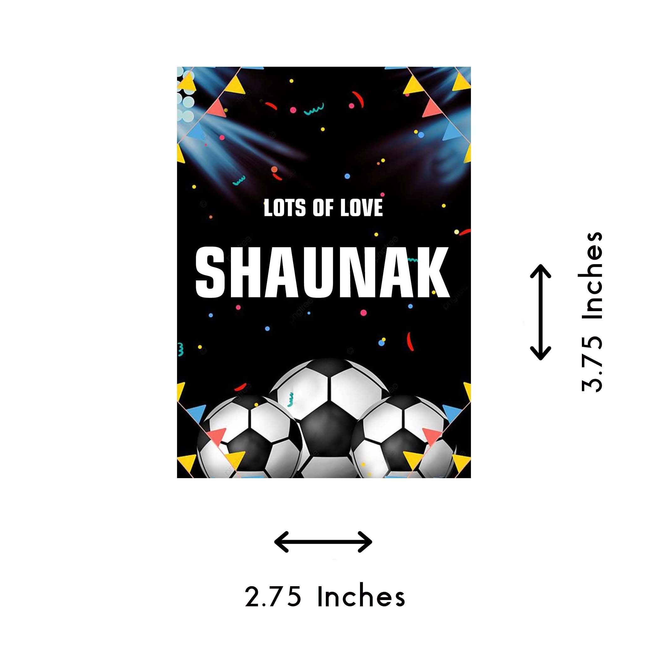 Gift Tags - Football Celebration - Set of 10 Chatterbox Labels