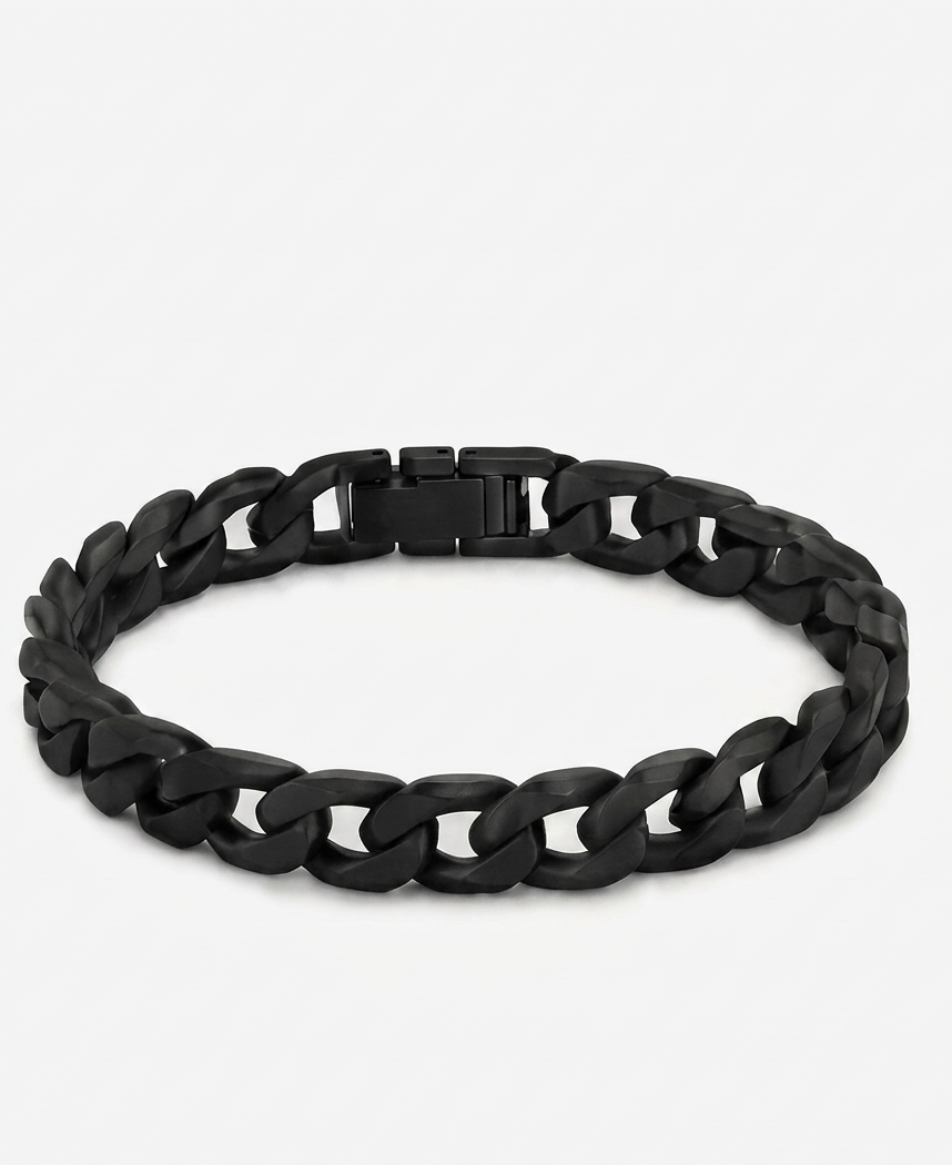 The Matte Black Steel Chain