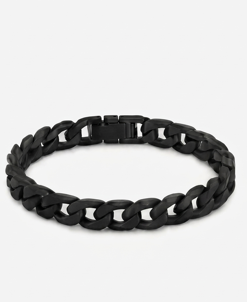 The Black PVD Mesh Link